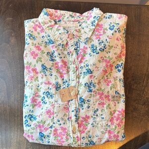 Ralph Lauren Pink and Blue Floral Men's Shirt